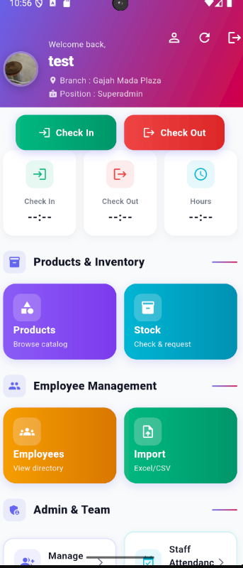 Employee Mobile - App